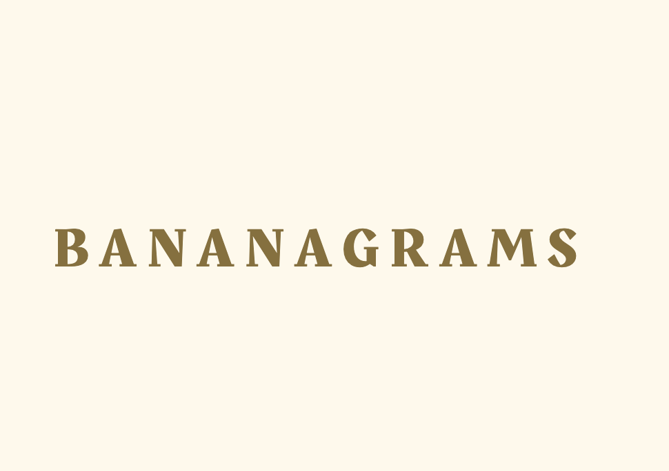 BANANAGRAMS Game Official Website
